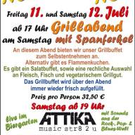 Grillabend 11.07. + 12.07.2025 | Samstag mit Live Musik ab 19 Uhr